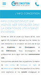 Mobile Screenshot of infoconception.fr